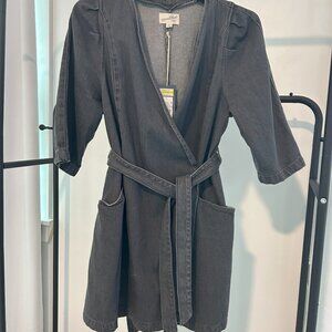 Dark Grey Jean Dress